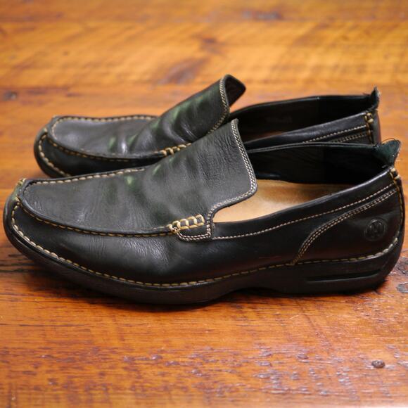 COLE HAAN Comfort Soles Black Leather Driving Moccasins Comfort Loafers 11.5M 46
